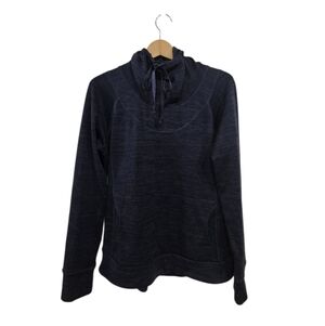 Kuhl Navy Blue Cowl Neck Sweatshirt